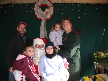 FAmily Time With Santa